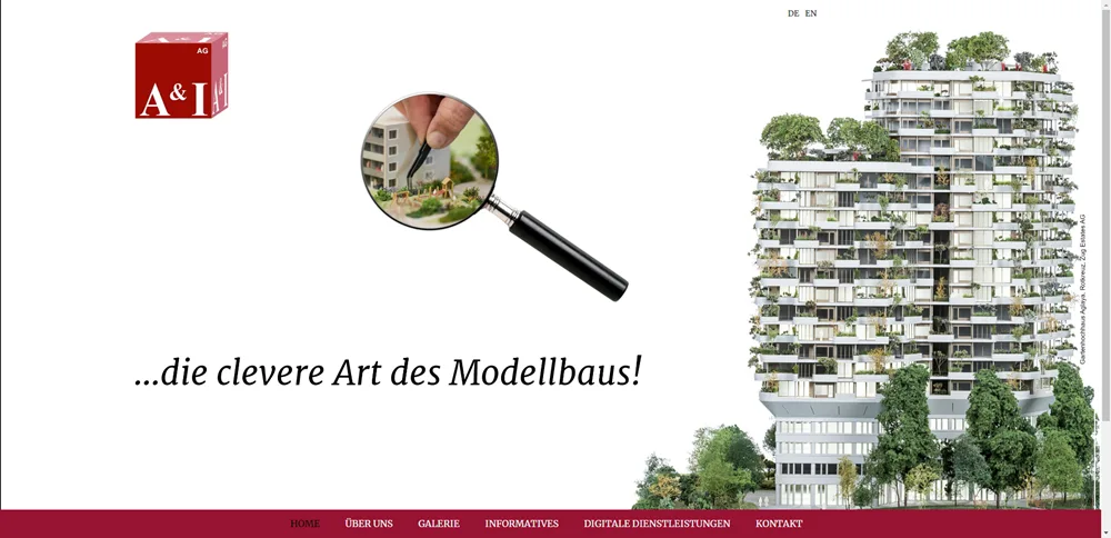 Architectural Model Makers in Germany A&I Modellbau AG