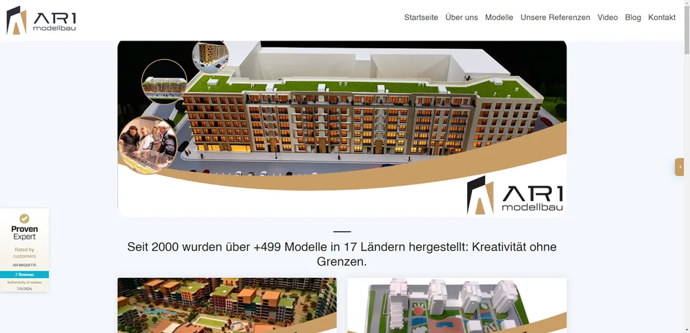 Architectural Model Makers in Germany ARI MODELLBAU GMBH