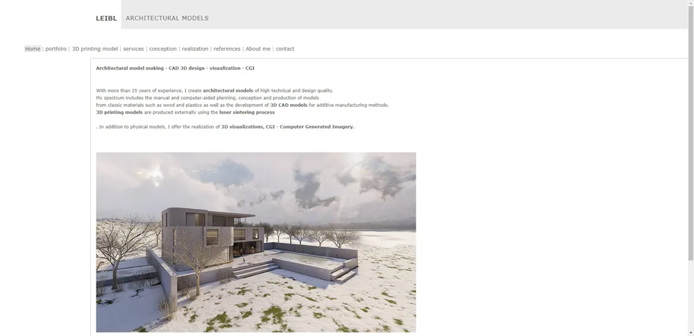 Architectural Model Makers in Germany LEIBL ARCHITEKTURMODELLE