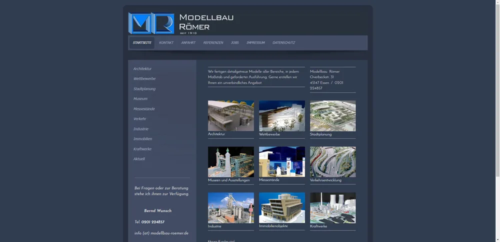 Architectural Model Makers in Germany Modellbau Römer e.K.