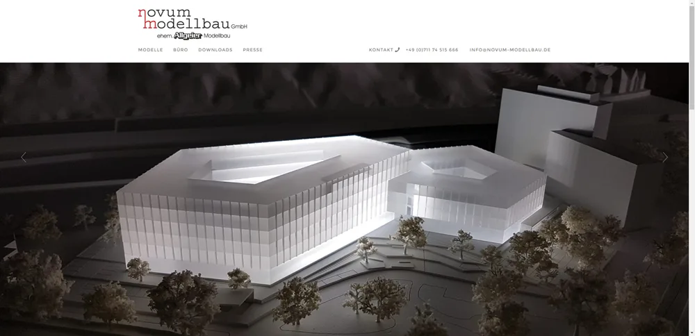 Architectural Model Makers in Germany NOVUM Modellbau GmbH
