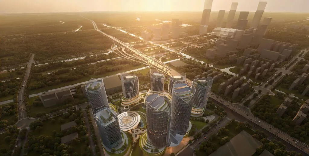 3D Çin'de Dış Cephe Kaplama Hizmetleri