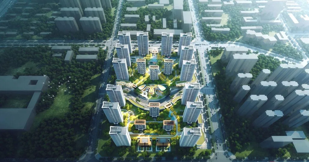 3D Çin'de Dış Cephe Kaplama Hizmetleri