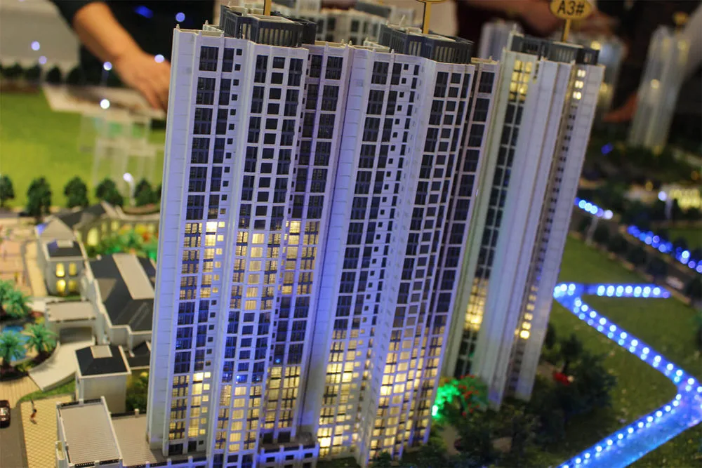 Αρχιτεκτονικός κατασκευαστής μοντέλων κλίμακας στην Κίνα