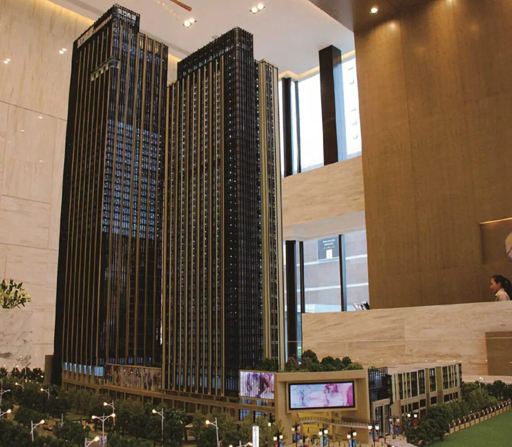 Αρχιτεκτονικός κατασκευαστής μοντέλων κλίμακας στην Κίνα