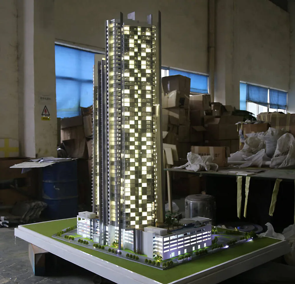 3d model of apartment building