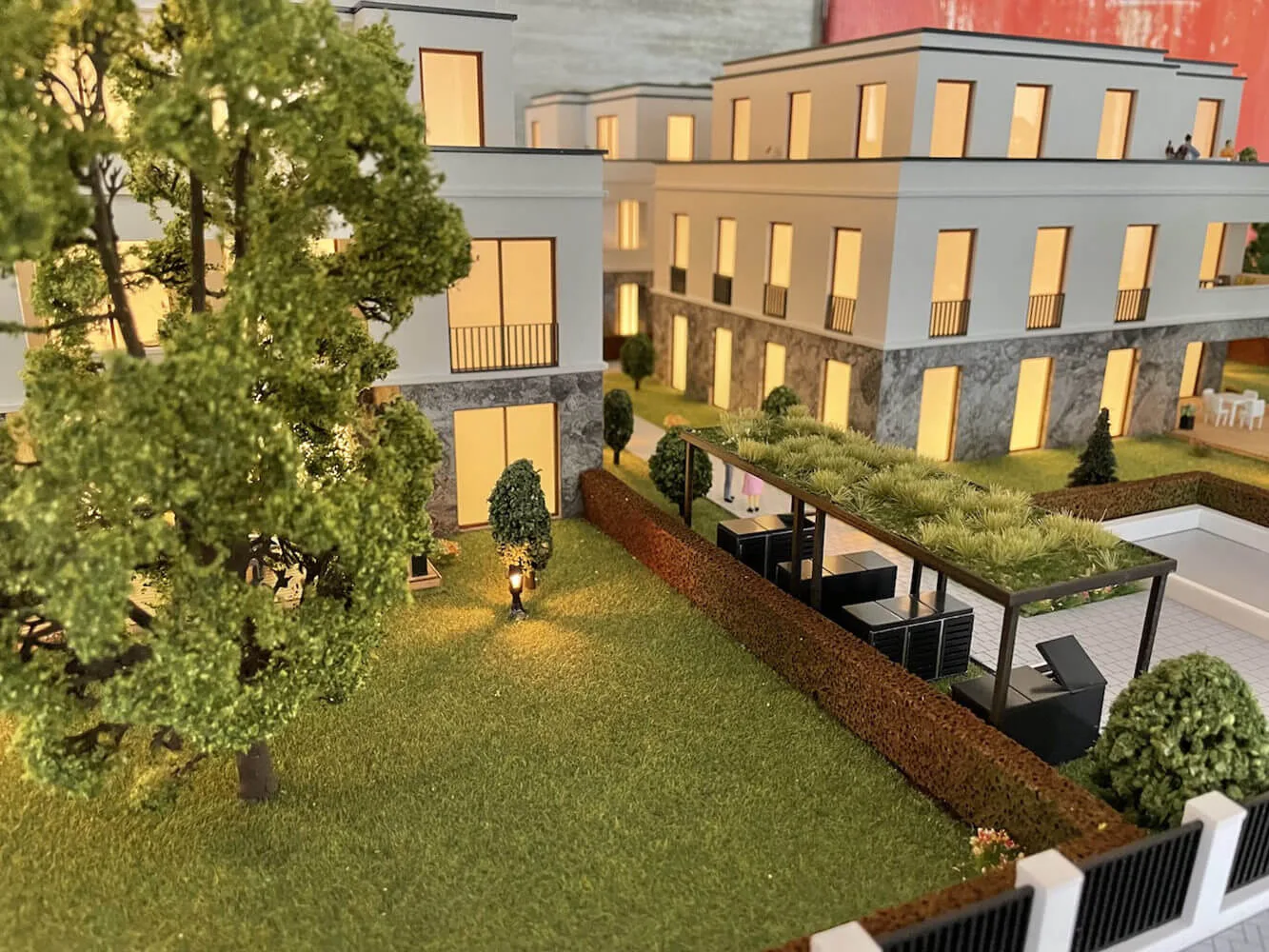 apartment building model
