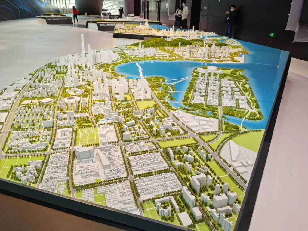 صانع نموذج موقع الهندسة المعمارية في الصين