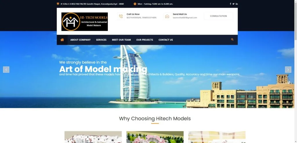 Hindistan'daki Mimari Model Yapımcıları