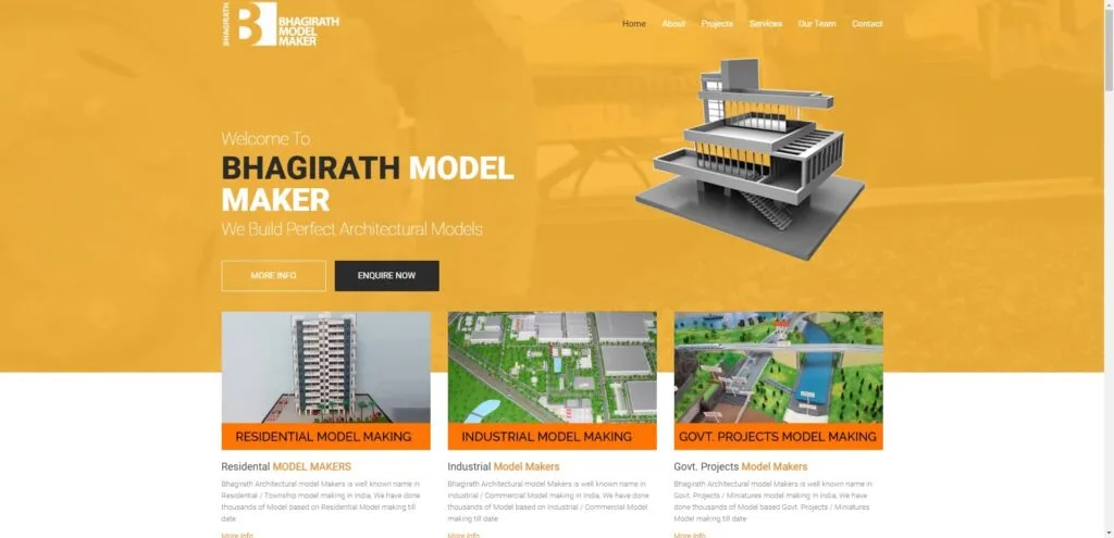 Hindistan'daki Mimari Model Yapımcıları