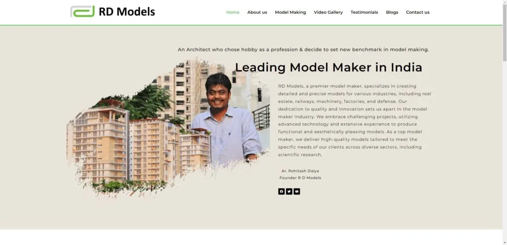 Hindistan'daki Mimari Model Yapımcıları