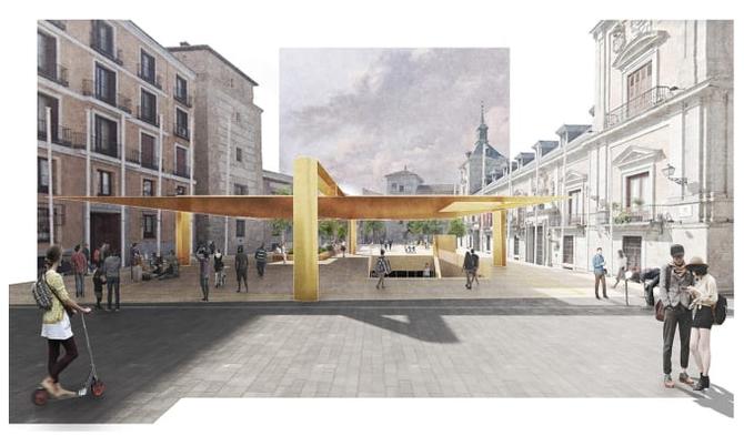 Creative Architectural Collage Rendering
