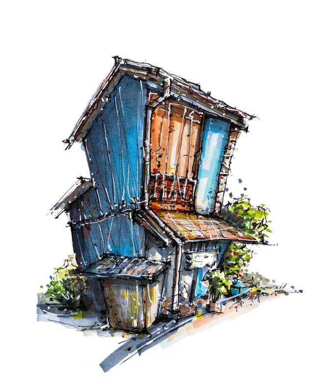 Expressive Architectural Sketch