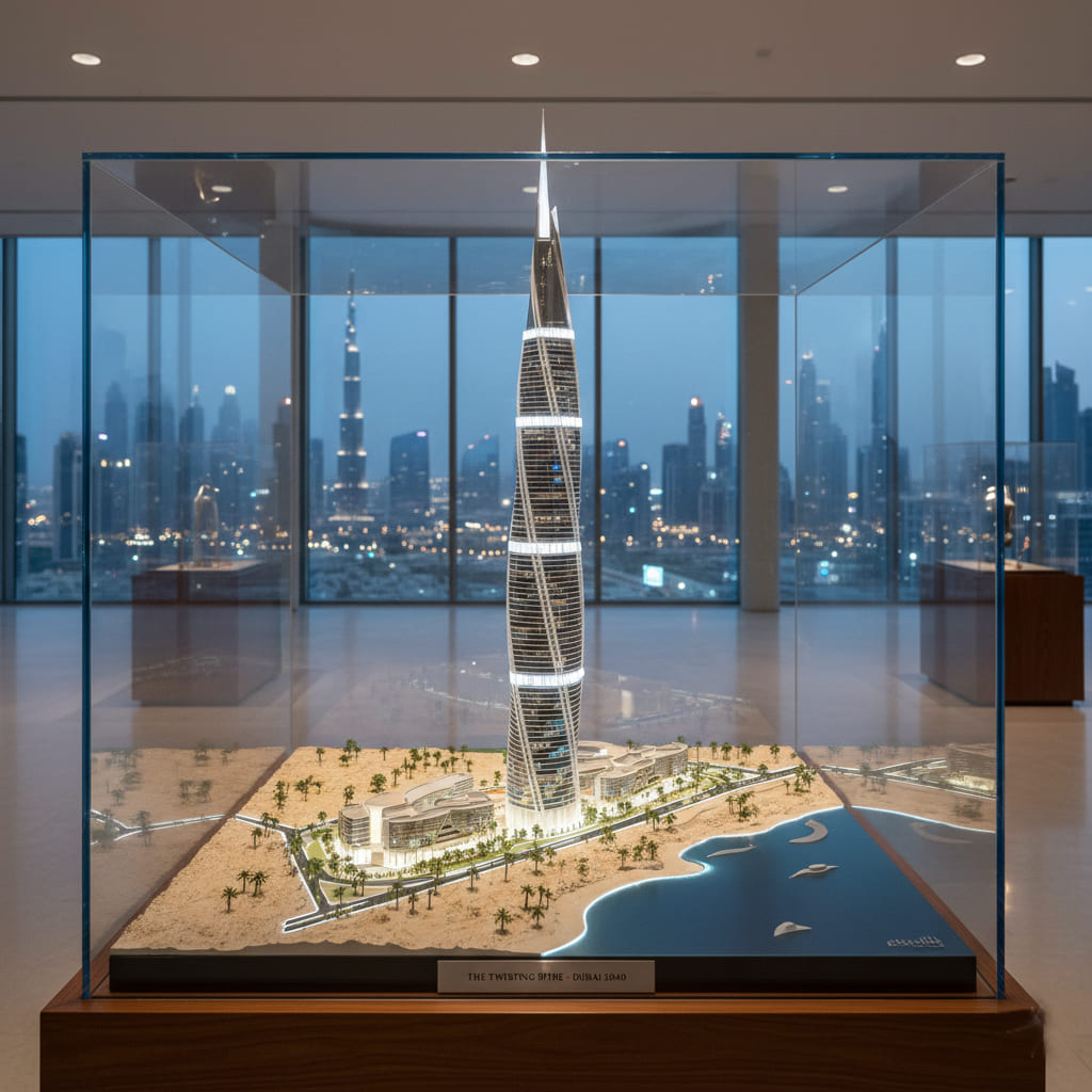 Dubai high-rise model